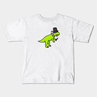 Abraca Dilophosaurus Transparent Kids T-Shirt